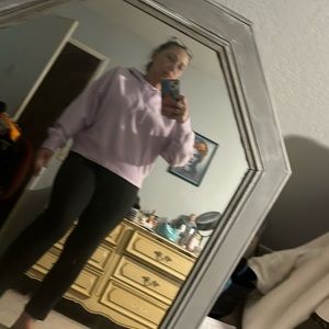 New sweatshirt very soft inside light lavender